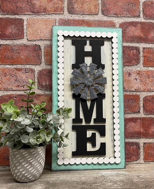 Interchangeable Home Sign cutouts, unfinished wood cutouts ready for you to paint