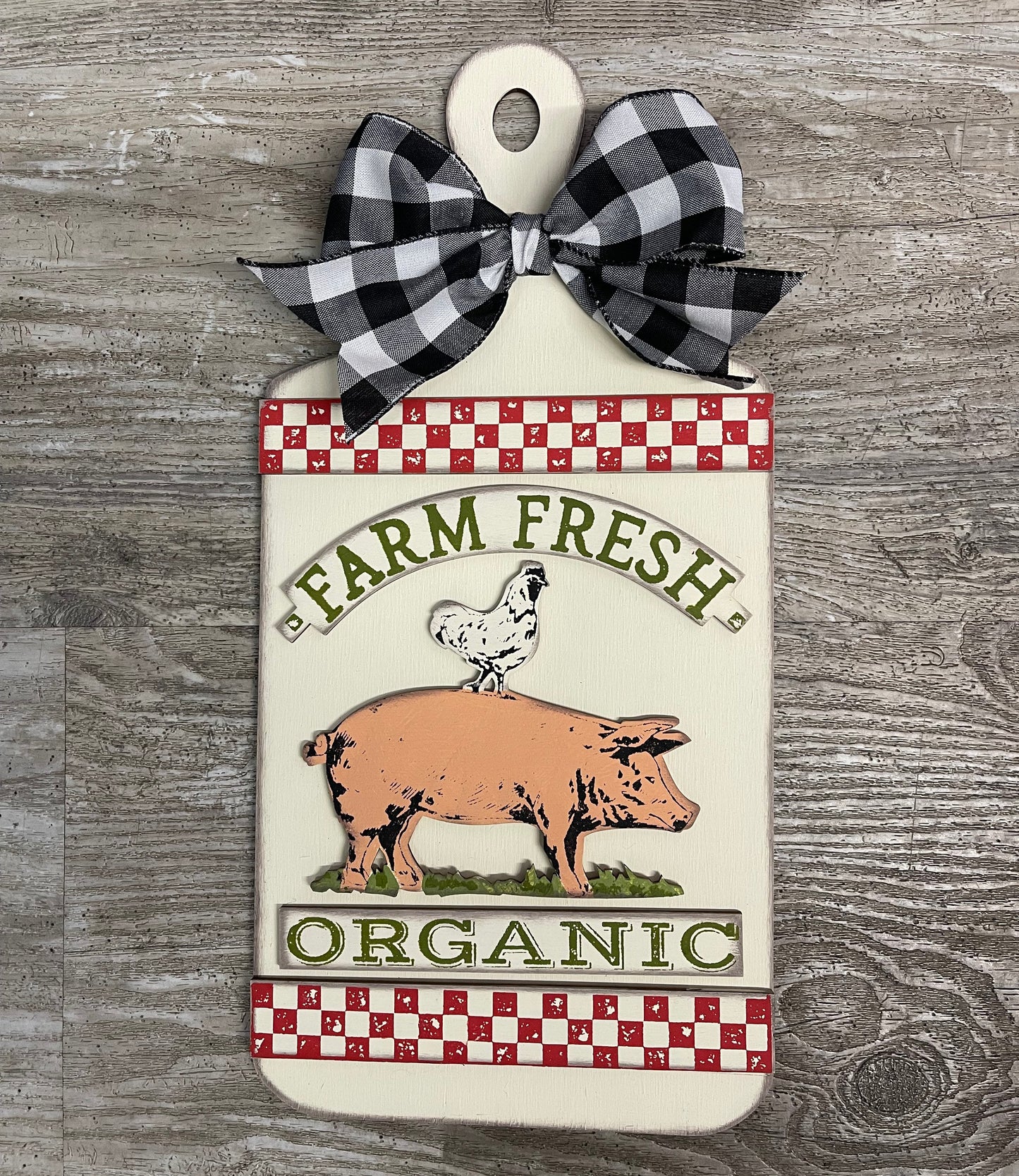 Large Farm Fresh Cutting Boards with cutouts and Ribbon unfinished wood cutouts ready for you to paint